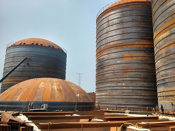 新州镇焦粉钢板仓